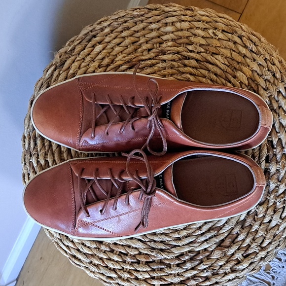 Cole Haan Mens Trafton LX Cognac Brown Leather Athleisure/Casual Sneakers S-11.5 - Picture 6 of 9